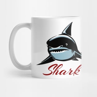 Shark Emblem Mug